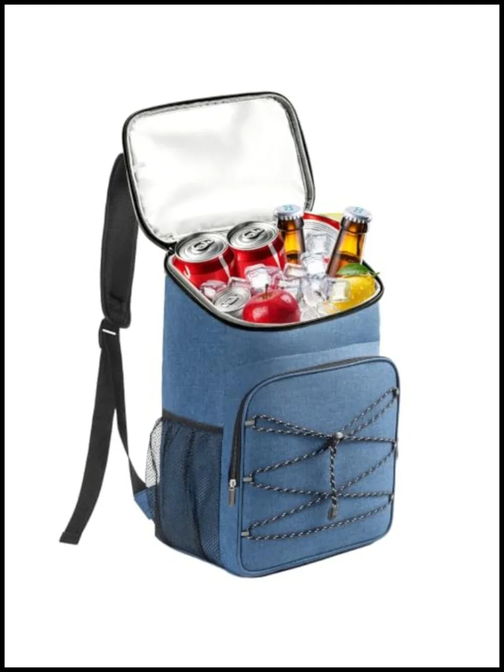 Insulated Cooler Backpack Leak Proof 36 Can Travel Lunch Bag Camping Hiking